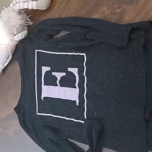 Letter E Printed Girl Top by Justice Size 8/10